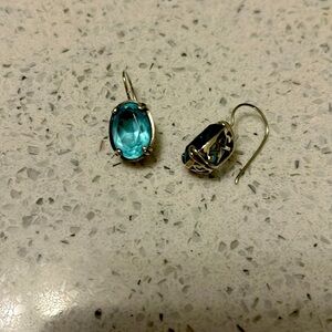 Blue topaz Silpada earrings for day or night.